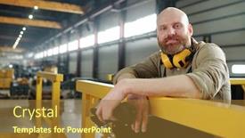  Presentation with work the word in your life - Presentation theme with portrait-of-content-bald-manual background and a tawny brown colored foreground