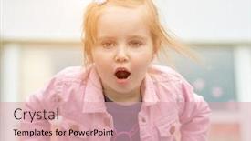  Presentation with funny - PPT theme having portrait-of-cute-funny background and a lemonade colored foreground