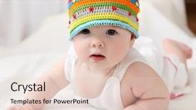  Presentation with baby chickens little cute chicks - Audience pleasing slide set consisting of portrait of cute little baby backdrop and a lemonade colored foreground