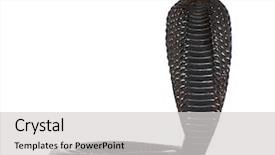  Presentation with egyptian - Cool new slides with portrait of egyptian cobra naja backdrop and a light gray colored foreground