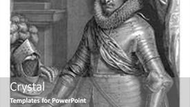  Presentation with engraving - Amazing PPT theme having portrait-of-ernst-casimir-vintage backdrop and a gray colored foreground