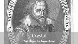  Presentation with name - Slide deck with portrait-of-filips-willem background and a gray colored foreground