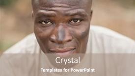  Presentation with boot camp - Cool new slides with portrait-of-fit-man backdrop and a coral colored foreground