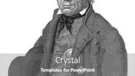  Presentation with name - PPT theme enhanced with portrait-of-frans-naerebout background and a gray colored foreground