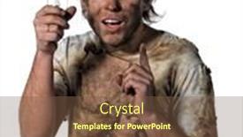  Presentation with electrician - Theme consisting of portrait-of-funny-electrician-over background and a tawny brown colored foreground