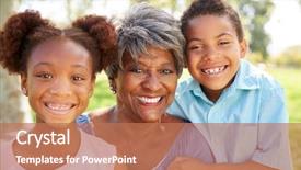  Presentation with eleanor and park - Amazing slide set having portrait of grandmother with grandchildren backdrop and a coral colored foreground