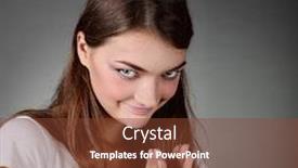  Presentation with play - Beautiful slide deck featuring portrait-of-hand-play-girl backdrop and a tawny brown colored foreground