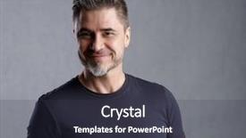 Presentation with gray - Colorful PPT theme enhanced with portrait of happy older white backdrop and a dark gray colored foreground