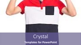  Presentation with child teen - Slides with portrait of happy teen boy showing two palms - 8 fingers isolated on white background happy smiling child doing gesture of number eight series of photos count from 1 to 10 background and a violet colored foreground