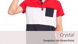  Presentation with child teen - Slides having portrait of happy teen boy showing one palm - 3 fingers isolated on white background happy smiling child doing gesture of number three series of photos count from 1 to 10 background and a sky blue colored foreground