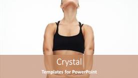  Presentation with discipline - Theme having portrait-of-healthy-woman-stretching background and a coral colored foreground