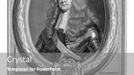  Presentation with frame - Audience pleasing slide deck consisting of portrait-of-hendrik-karel-de backdrop and a gray colored foreground