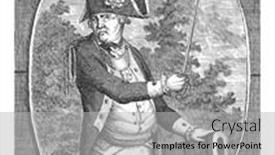  Presentation with death - Cool new PPT theme with portrait-of-joachim-maurits-von backdrop and a light gray colored foreground