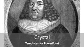  Presentation with hamburg - Slide set having portrait-of-johann-winckler-minister background and a dark gray colored foreground