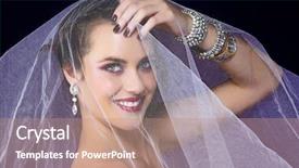  Presentation with purple wedding - Cool new theme with a veil against dark backdrop and a coral colored foreground