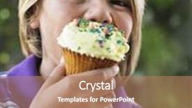  Presentation with outdoor party - Cool new slide set with red ripe lingonberry vaccinium backdrop and a crimson colored foreground