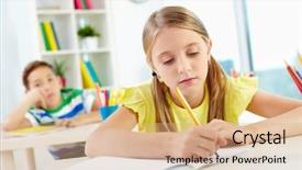  Presentation with sexual harassment workplace - Cool new PPT layouts with portrait of lovely girl drawing backdrop and a  colored foreground