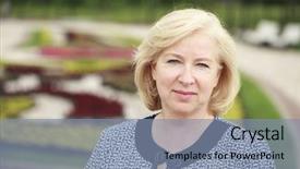  Presentation with middle ages portrait - PPT theme with portrait of lovely middle aged background and a  colored foreground