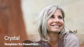  Presentation with stopping school shooting attacks - Theme having portrait of mature woman shooting background and a tawny brown colored foreground
