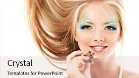  Presentation with sweet candy - Beautiful presentation featuring portrait of mermaid beautiful magic backdrop and a lemonade colored foreground