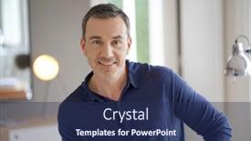  Presentation with aged - Theme having portrait-of-middle-aged-man background and a  colored foreground