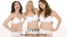  Presentation with eighteenth century interiors or women - Audience pleasing theme consisting of portrait of plus size women backdrop and a  colored foreground