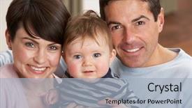  Presentation with parents - Audience pleasing PPT layouts consisting of portrait of proud parents backdrop and a light blue colored foreground
