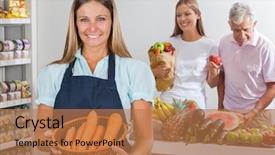  Presentation with car body repairer holding - Amazing slide deck having wheelchair - handicap sign in parking area backdrop and a soft green colored foreground