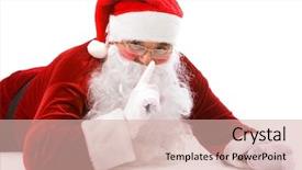  Presentation with santa - Amazing PPT layouts having macro of pink rose heart and its delicate petals backdrop and a red colored foreground