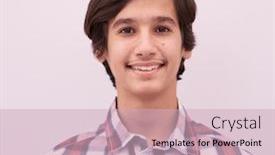  Presentation with smart - PPT layouts enhanced with portrait-of-smart-looking-arab background and a soft green colored foreground