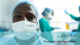  Presentation with theatre mask - 