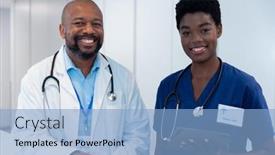  Presentation with medical smiling doctor - 