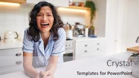  Presentation with hispanic - PPT theme featuring portrait-of-smiling-mature-hispanic background and a white colored foreground