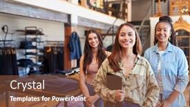  Presentation with multi cultural - Beautiful presentation featuring portrait-of-smiling-multi-cultural backdrop and a tawny brown colored foreground