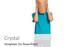  Presentation with child teen - Presentation theme with palms hear no evil background and a white colored foreground