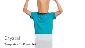  Presentation with paper making - Amazing presentation design having portrait-of-teen-boy backdrop and a white colored foreground