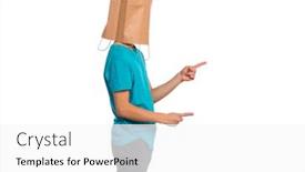  Presentation with child teen - Amazing presentation having portrait-of-teen-boy backdrop and a white colored foreground