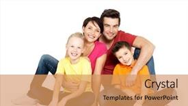  Presentation with broken family children sad - Beautiful slide deck featuring future computer technology woman working with futuristic interface backdrop and a gray colored foreground