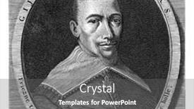  Presentation with poetry - Colorful slide set enhanced with portrait-of-the-poetry-writer backdrop and a gray colored foreground