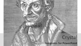  Presentation with frame - Presentation theme featuring portrait-of-the-reformer-philipp background and a light gray colored foreground