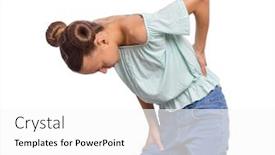  Presentation with child teen - Amazing presentation design having portrait of unhappy teen girl suffering from backache isolated on white background upset child massaging back suffering from discomfort ache pain cute young teenager hands touching back pain backdrop and a white colored foreground