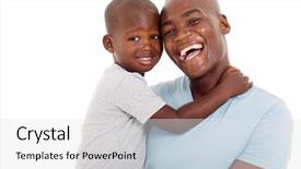  Presentation with african america - PPT theme with portrait of young african american background and a  colored foreground