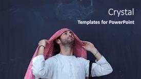  Presentation with black man fashion - Amazing presentation having portrait-of-young-arabian-man backdrop and a tawny brown colored foreground