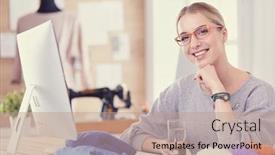  Presentation with muslim - Audience pleasing presentation consisting of portrait-of-young-attractive-muslim backdrop and a coral colored foreground