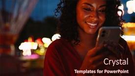  Presentation with amusement park - Theme consisting of portrait-of-young-beautiful-smiling background and a wine colored foreground