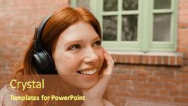  Presentation with music headphones - 