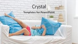  Presentation with happy kids at indoor playground - Beautiful PPT layouts featuring portrait of young happy smi backdrop and a  colored foreground