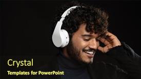  Presentation with indian - Slide deck with portrait-of-young-indian-curly background and a wine colored foreground