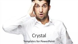  Presentation with methods to protect against unwanted precnancy in m - Audience pleasing PPT layouts consisting of portrait of young man surprised backdrop and a white colored foreground