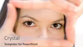  Presentation with frame - Presentation with portrait-of-young-woman-creates background and a lemonade colored foreground